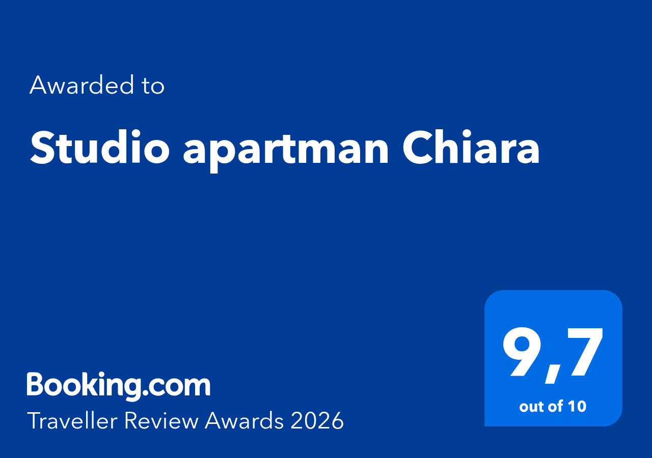 Booking Traveller Review Award - Apartman Chiara